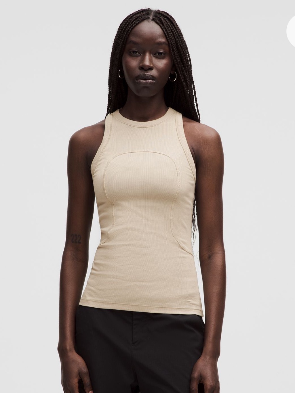 Lululemon Size 10 Mojave Tan Snlsh Collection Like New Ribbed Tank